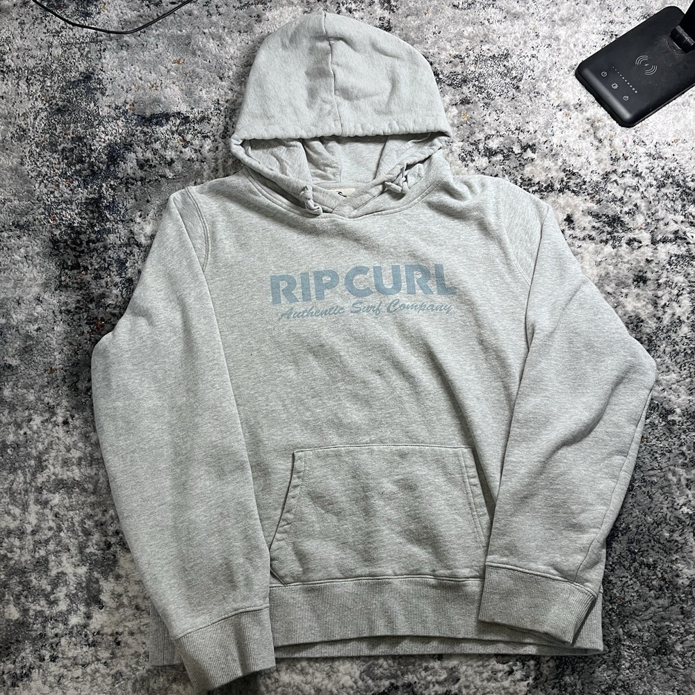 Ripcurl Men's Vintage Pullover Hoodie‎ Surf Grey, Size XL